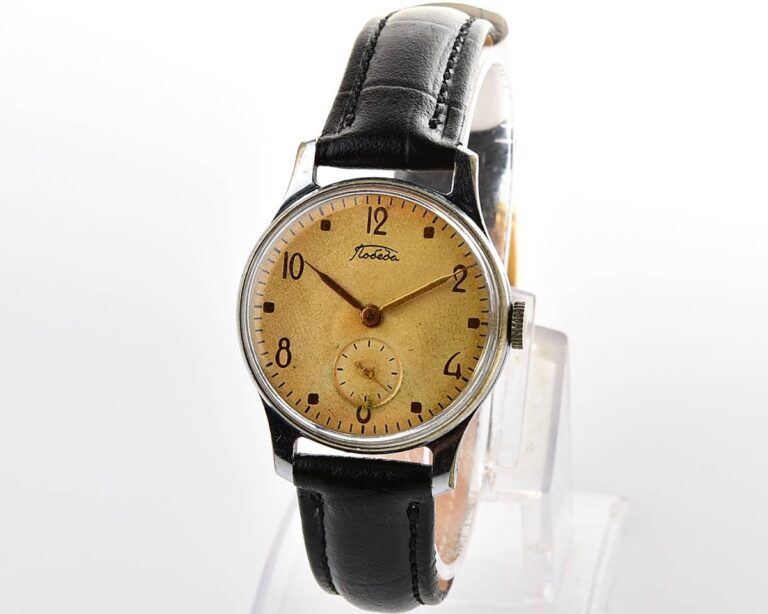 Vintage soviet mechanical POBEDA watch, ChChZ, 4th quarter of 1956