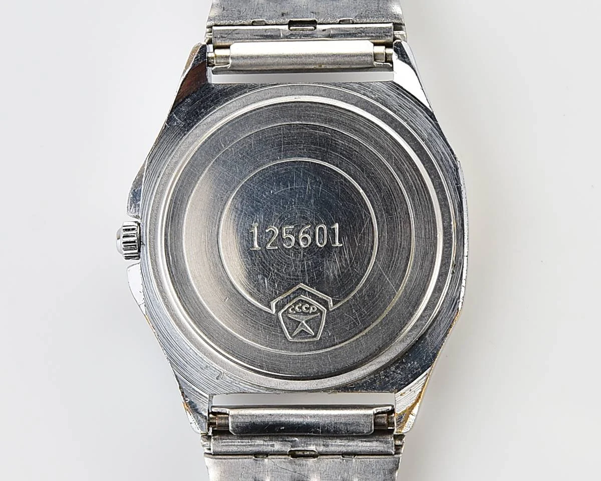 Soviet Poljot watch with quartz movement