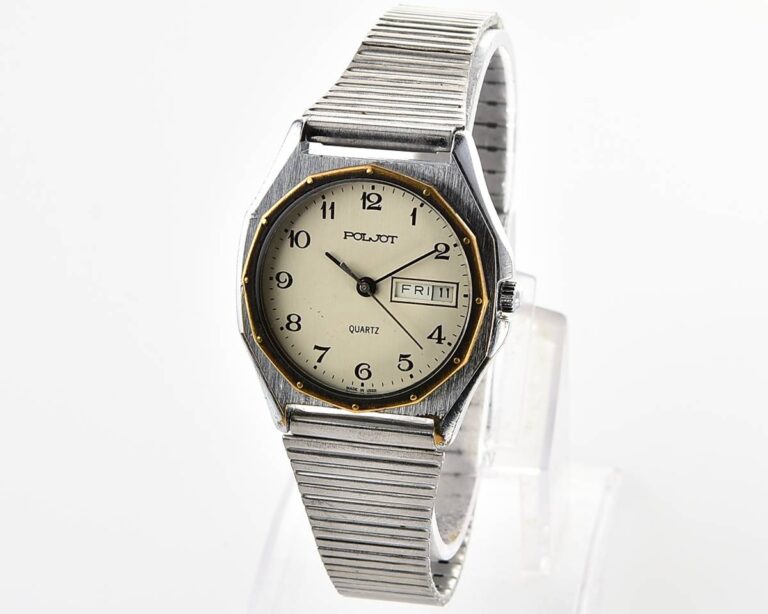 Soviet automatic POLJOT watch with quartz movement