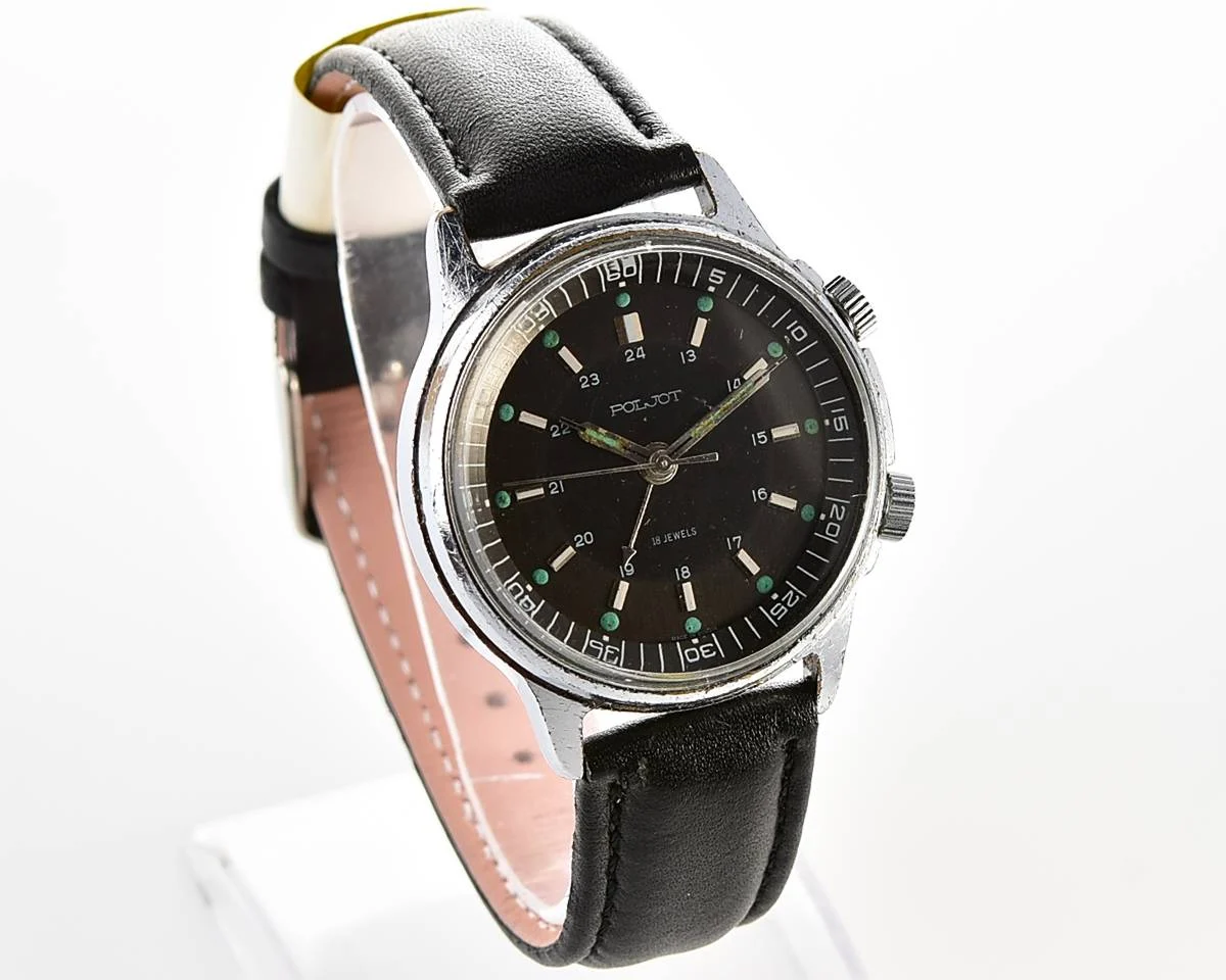 Poljot "cricket" mechanical wristwatch with alarm function!