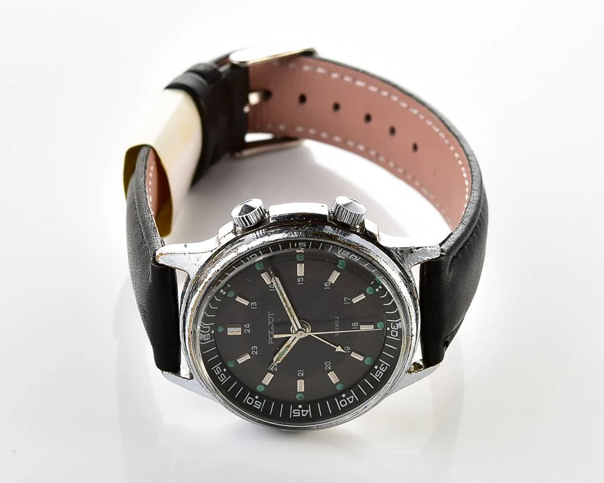 Poljot "cricket" mechanical wristwatch with alarm function!
