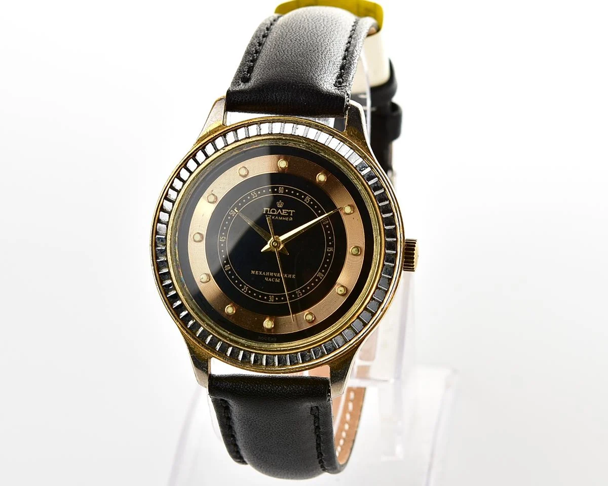 Large Poljot mechanical wristwatch