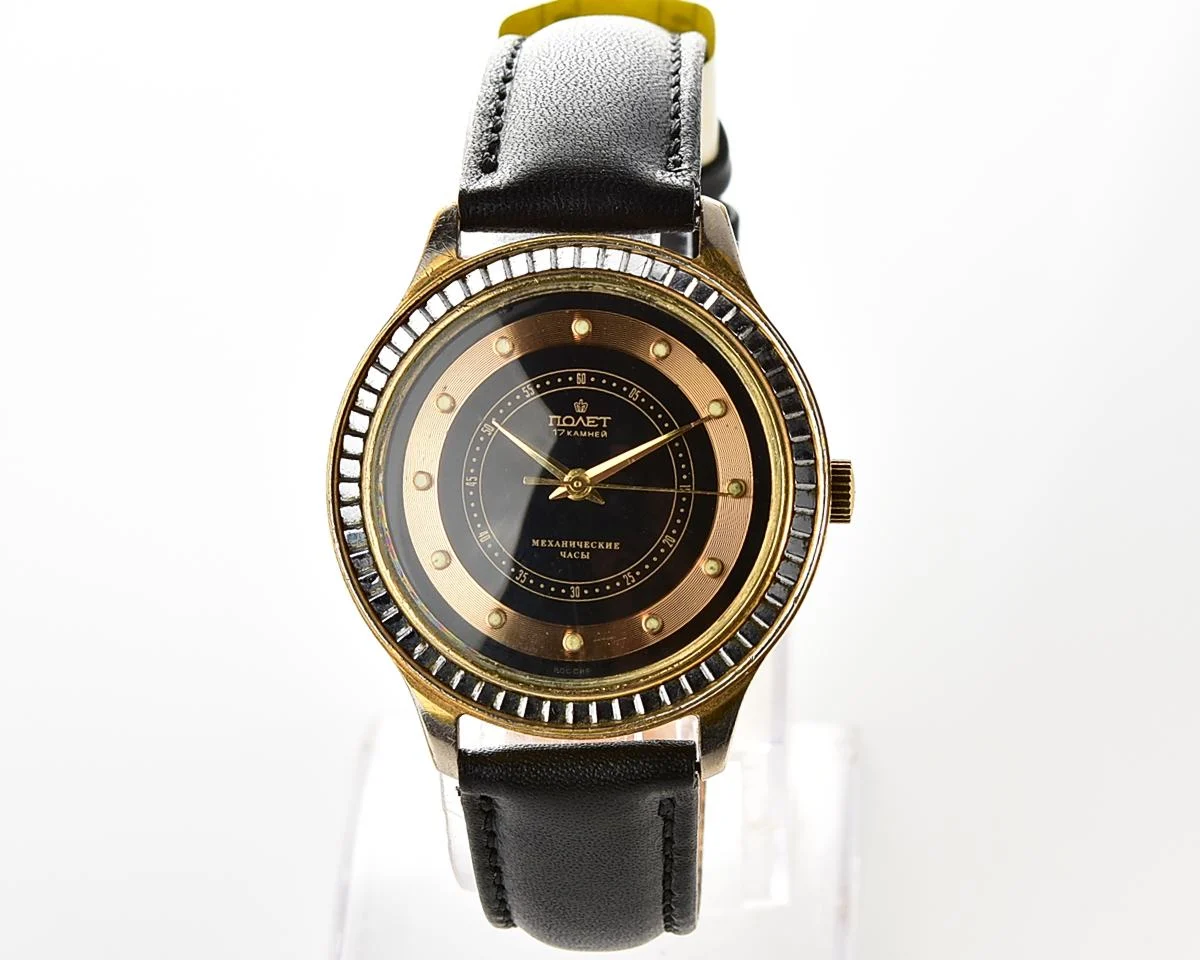 Large Poljot mechanical wristwatch