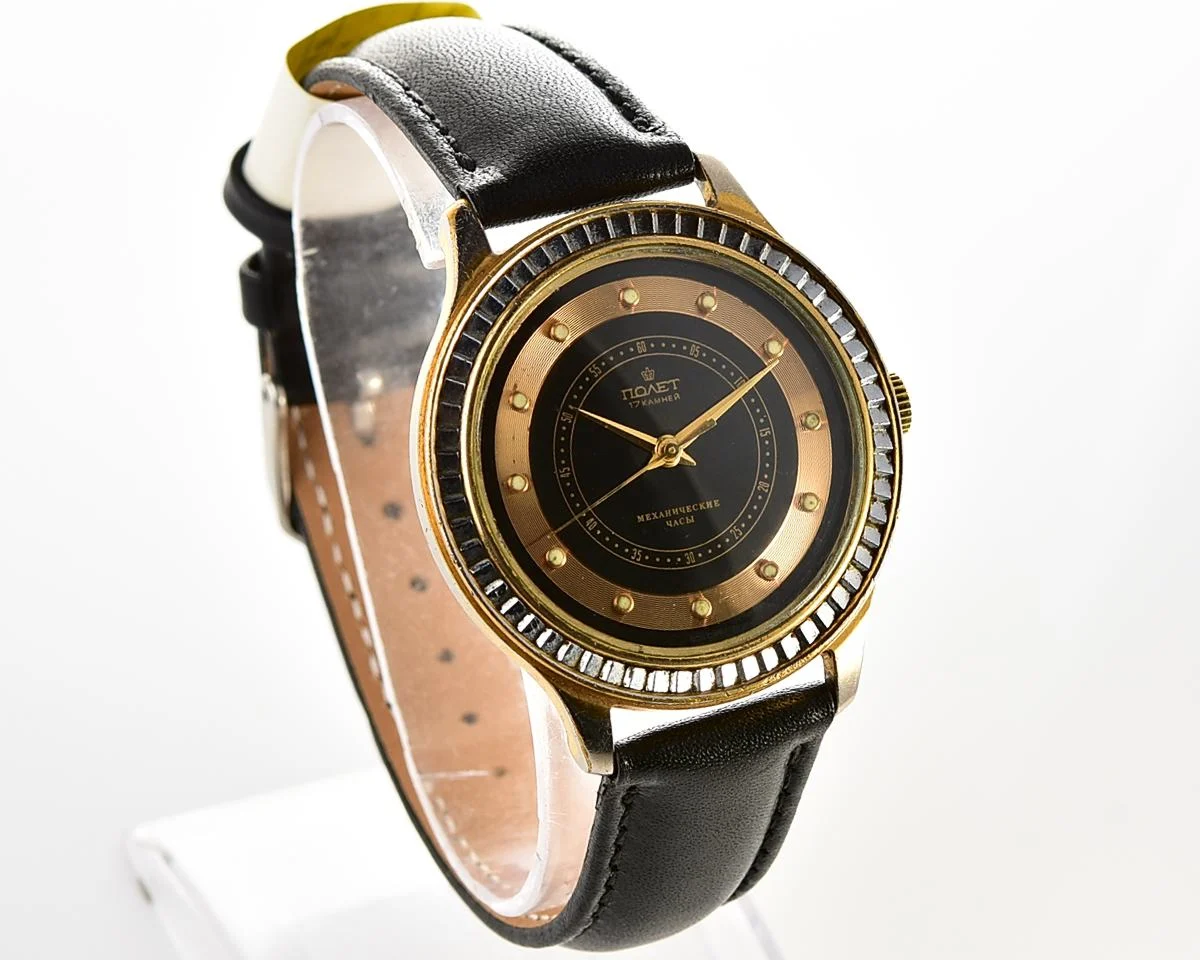 Large Poljot mechanical wristwatch