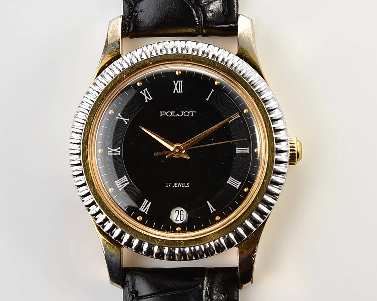Large Poljot mechanical wristwatch'