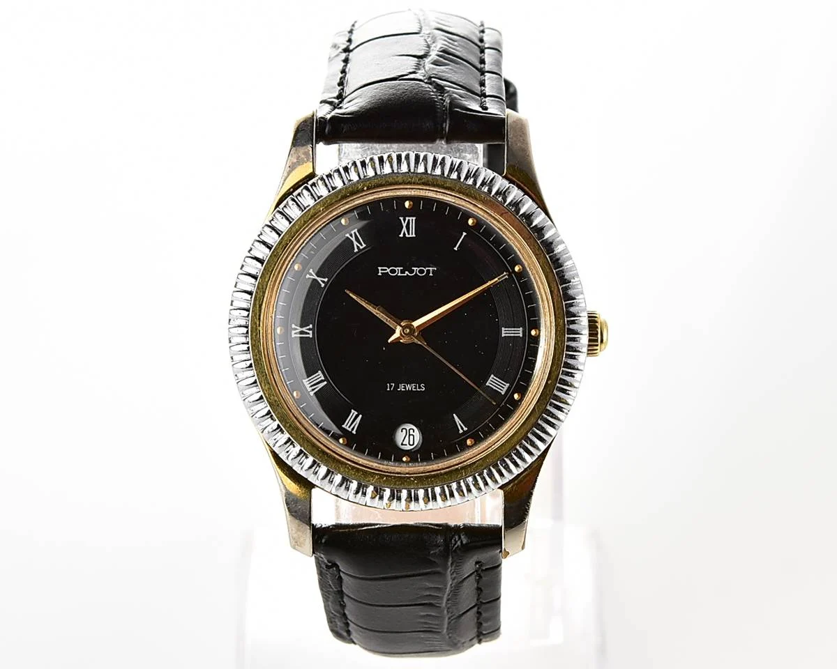 Large Poljot mechanical wristwatch'