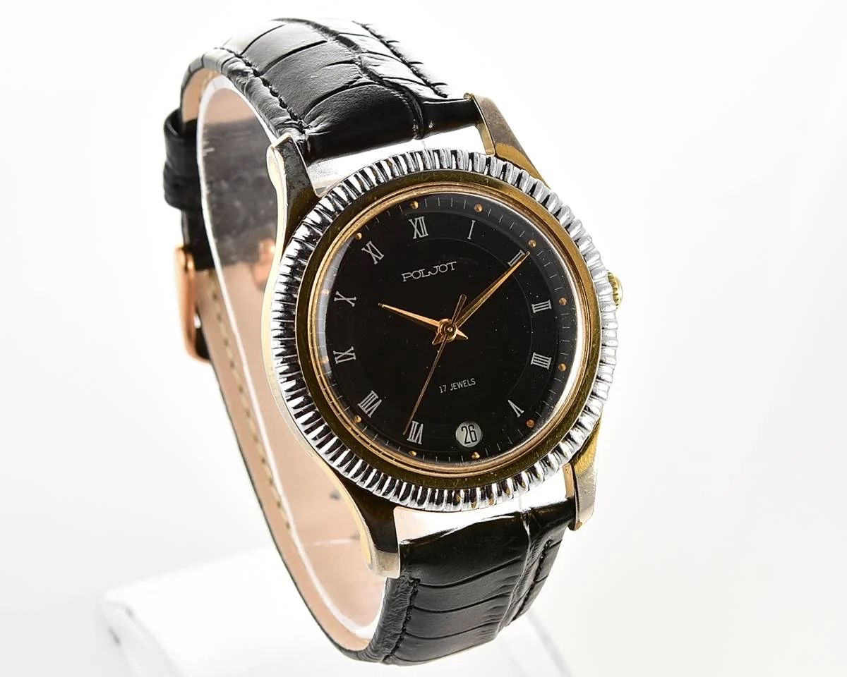 Large Poljot mechanical wristwatch'
