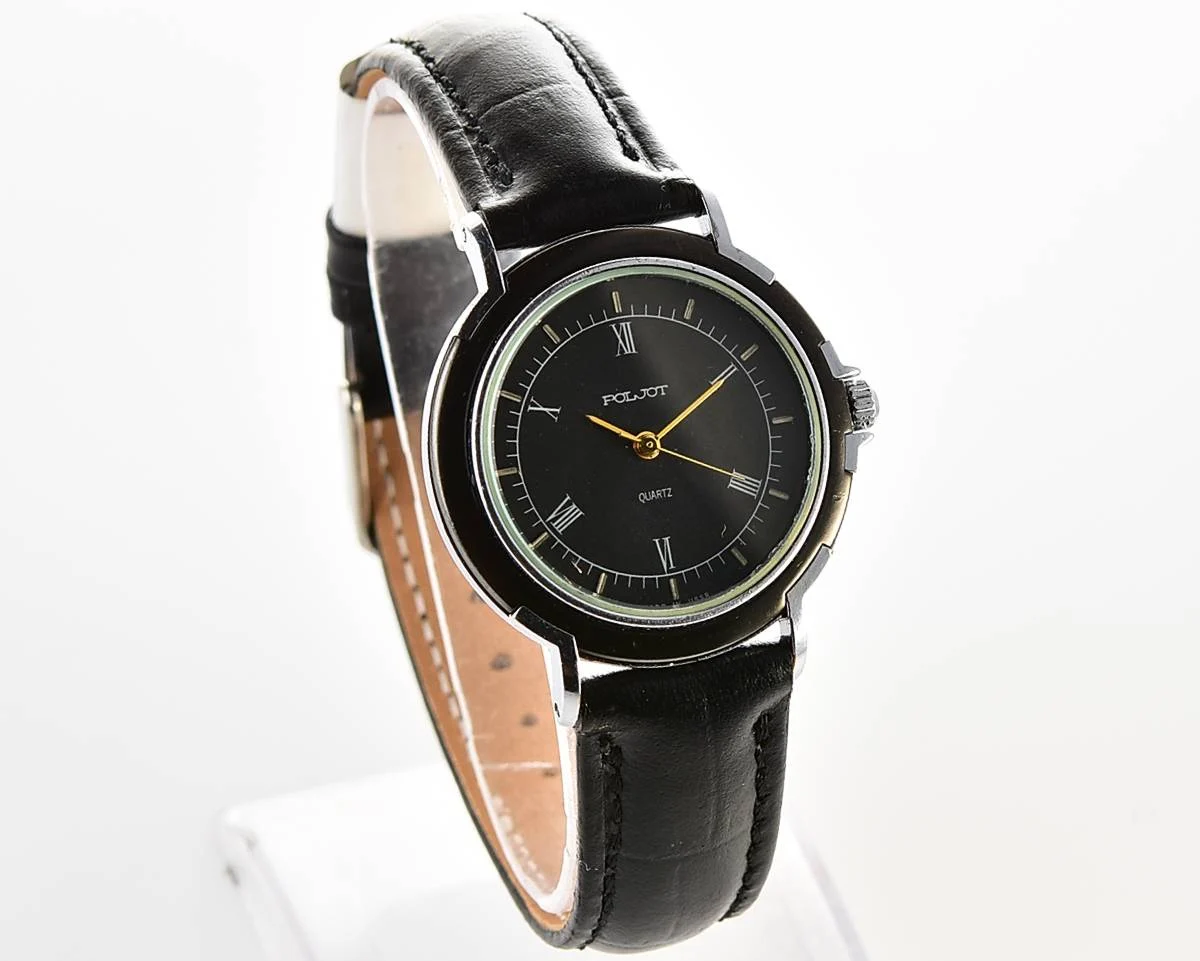 Soviet Poljot watch with quartz movement
