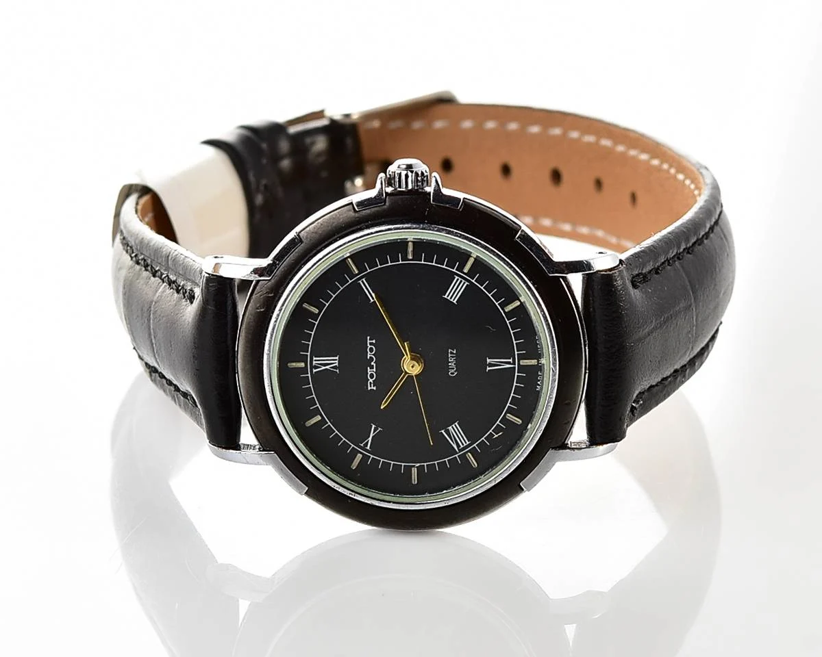 Soviet Poljot watch with quartz movement