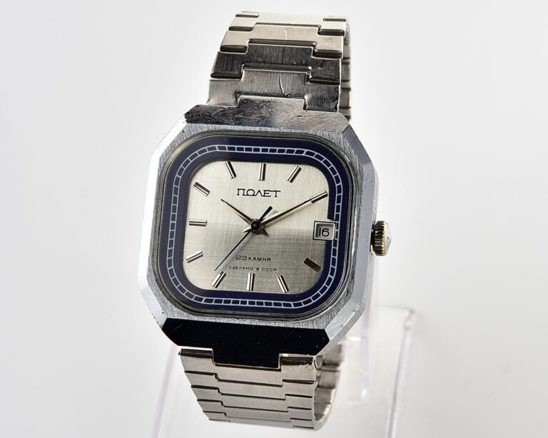 Soviet mechanical POLJOT with AUTOMATIC self-winding movement