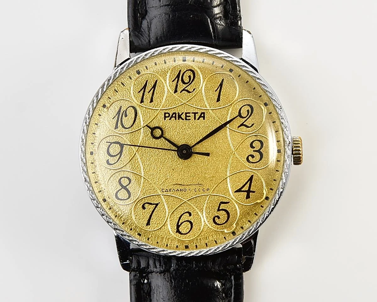 Soviet Raketa vintage mechanical watch