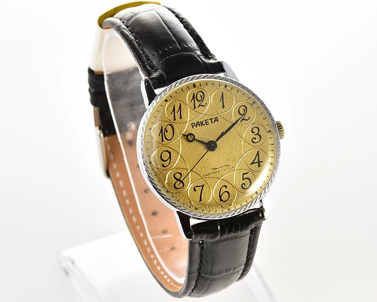 Soviet Raketa vintage mechanical watch