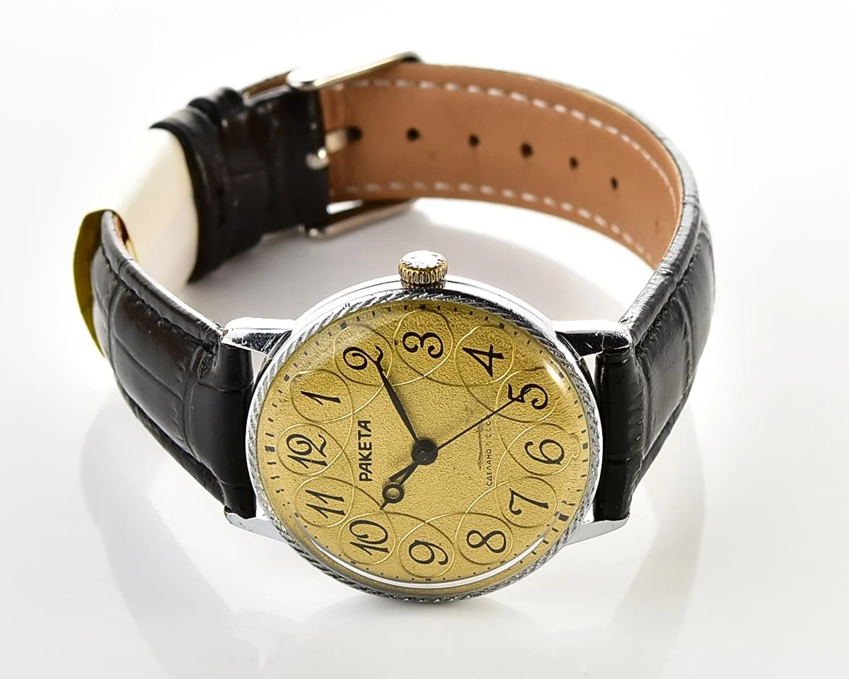 Soviet Raketa vintage mechanical watch