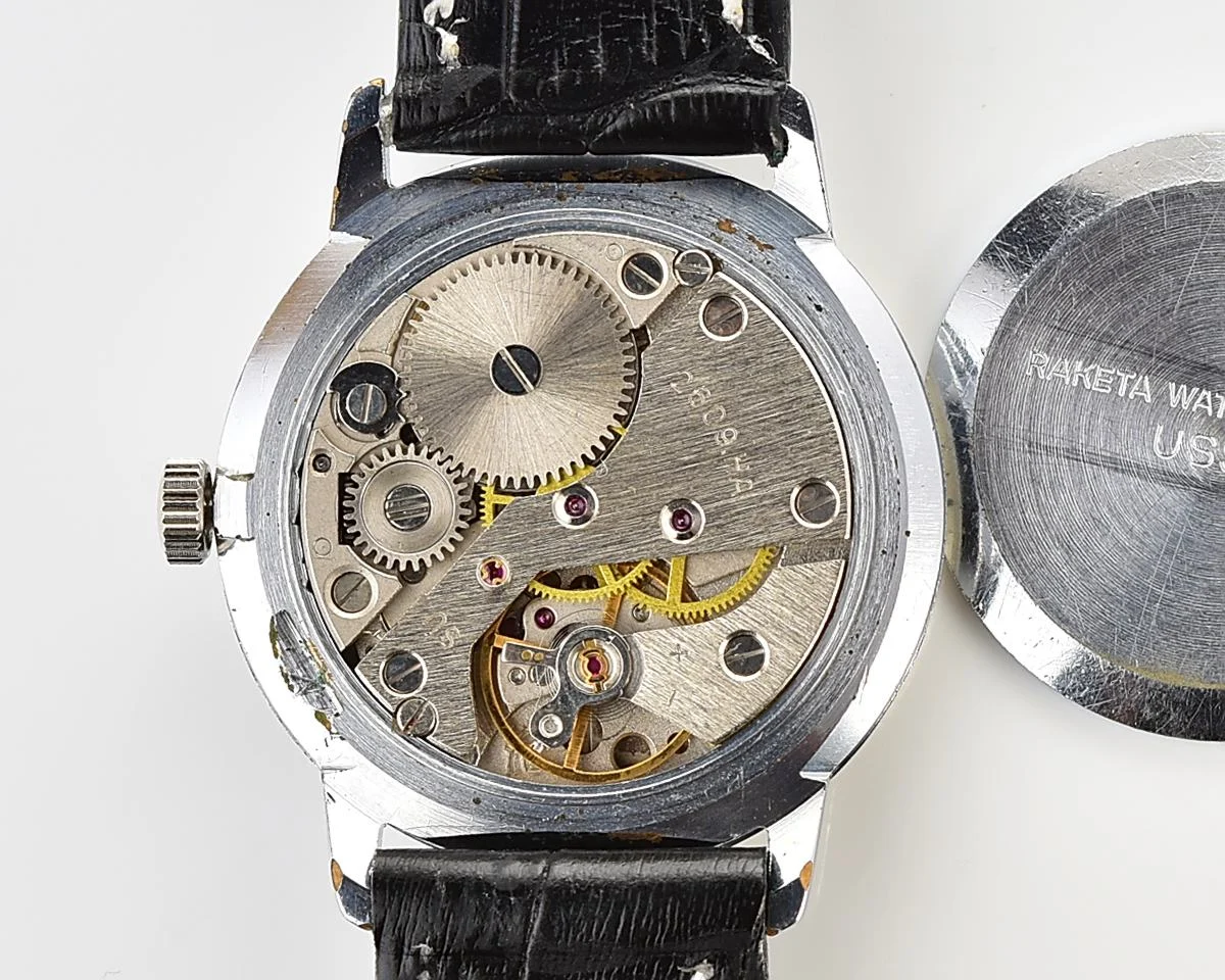 Raketa vintage Soviet mechanical watch - export version
