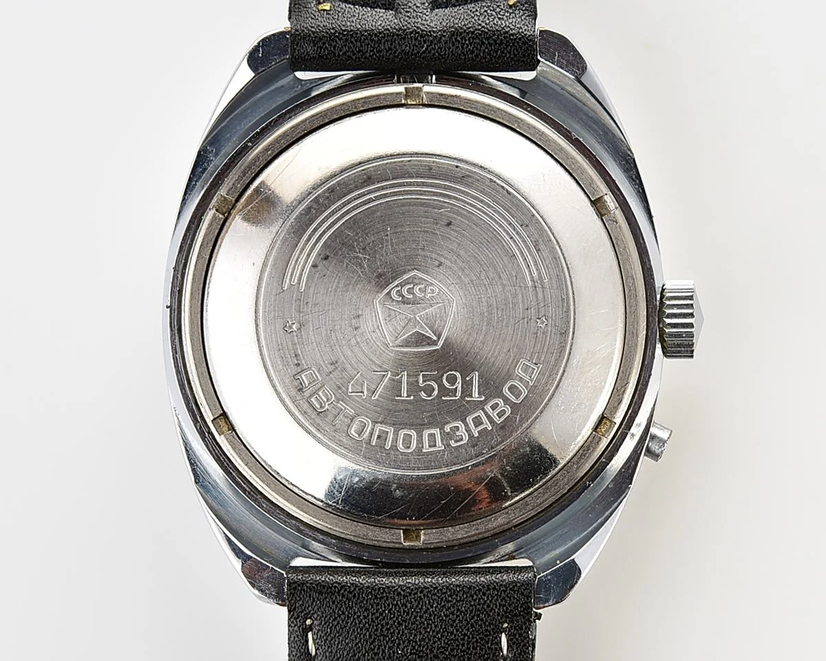 Large Slava Soviet mechanical vintage watch – automatic self winding movement