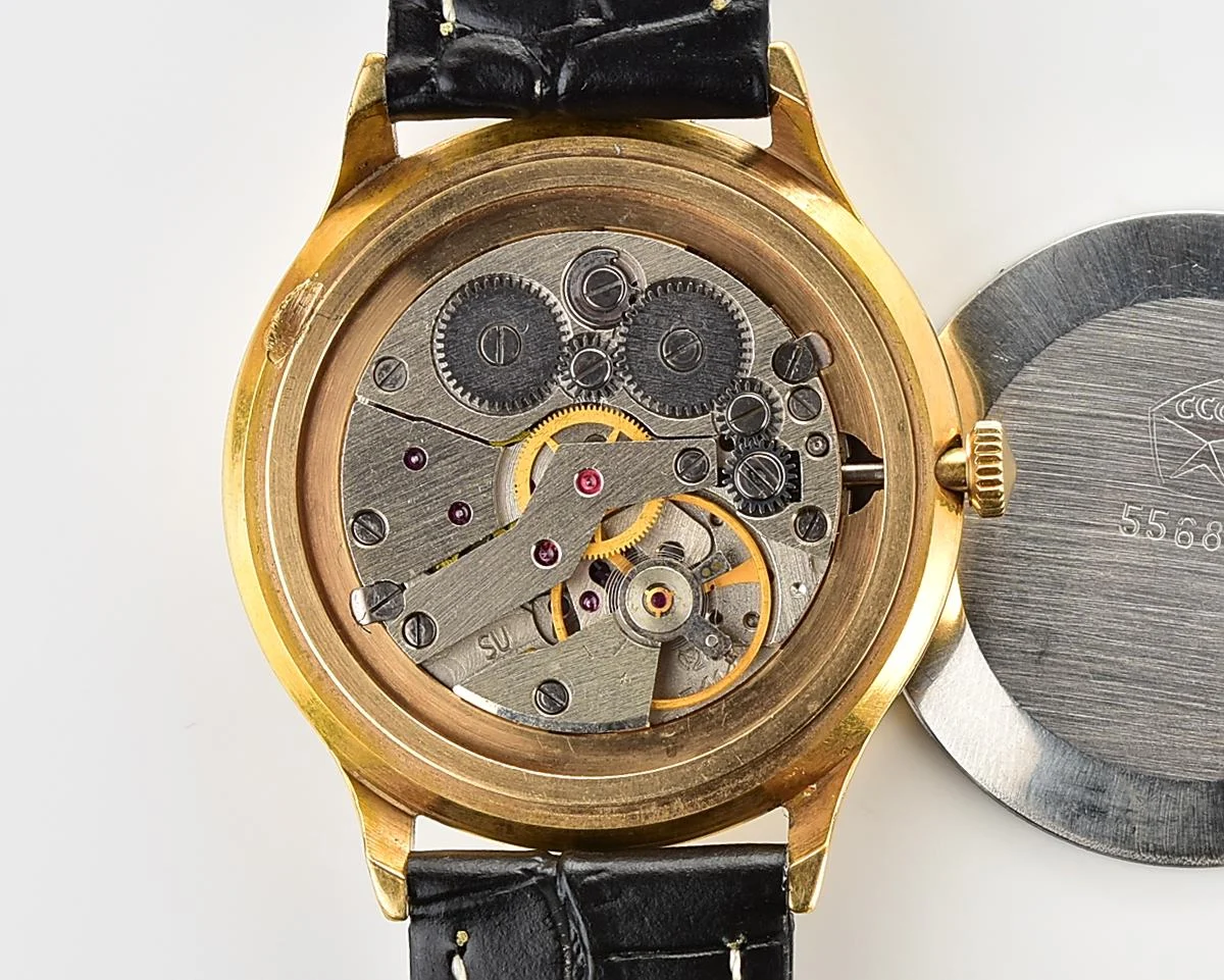 Excellent Slava Soviet mechanical vintage watch with MIG aircraft!