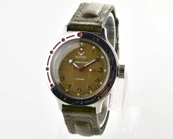 Soviet Vostok Amphibia mechanical watch
