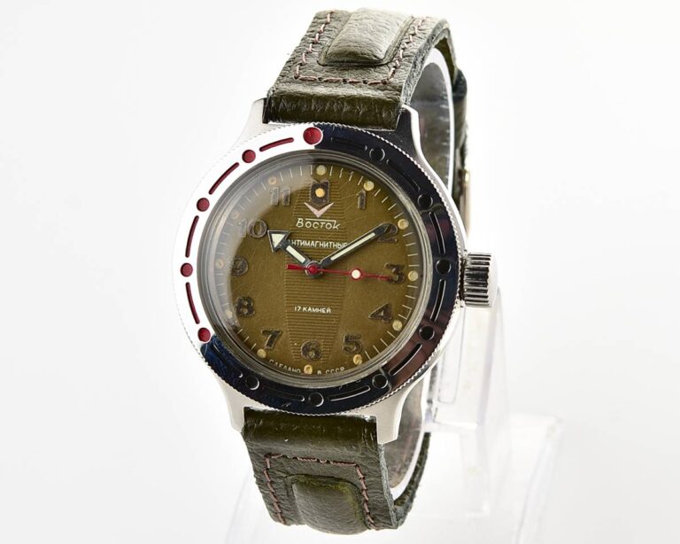 Soviet Vostok Amphibia mechanical watch