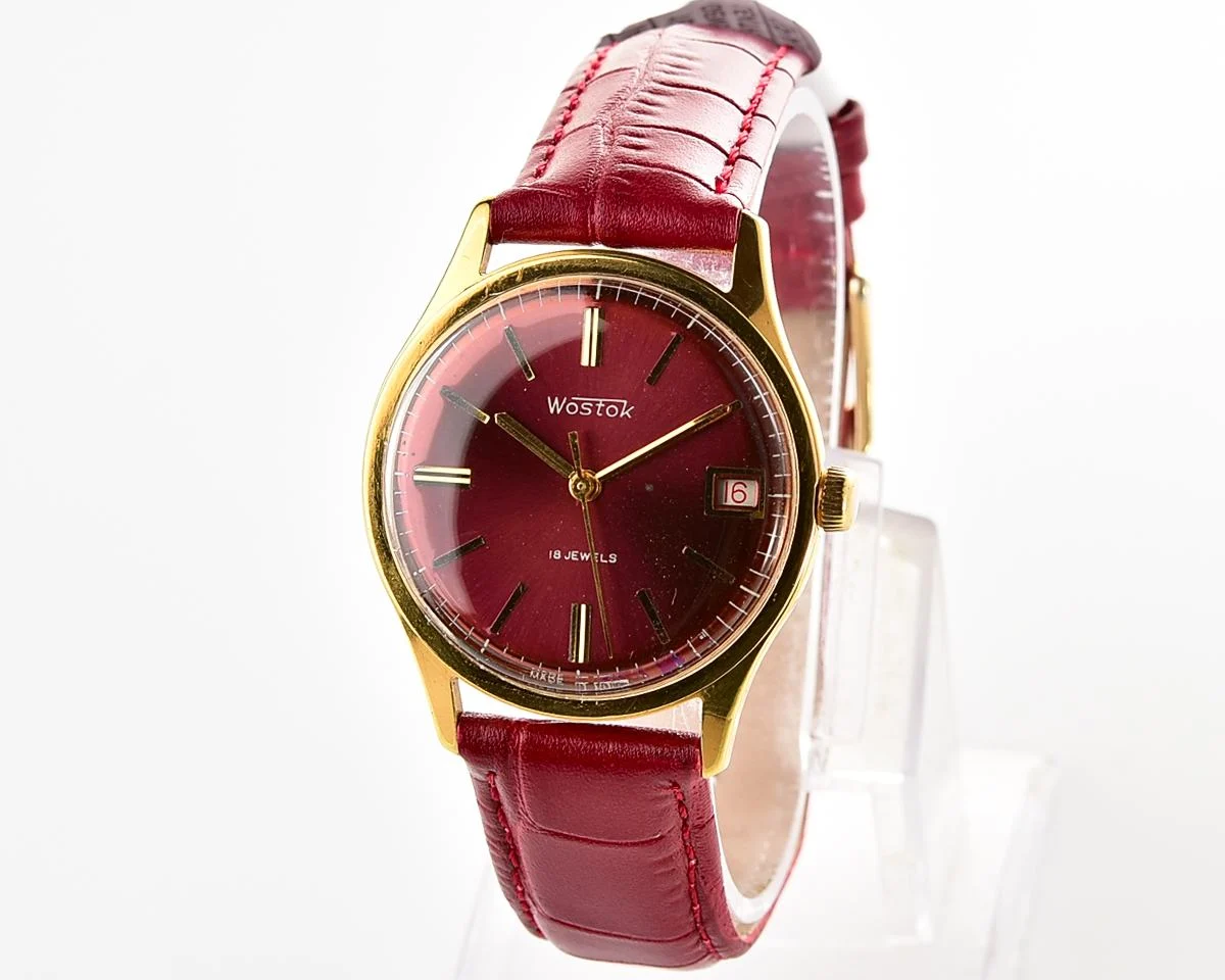 Excellent Soviet Wostok (Vostok) mechanical gold-plated watch