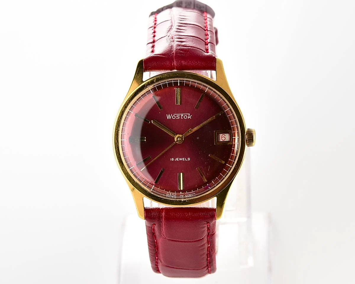 Excellent Soviet Wostok (Vostok) mechanical gold-plated watch