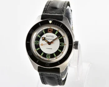 Vostok Amphibia mechanical watch with black bezel!