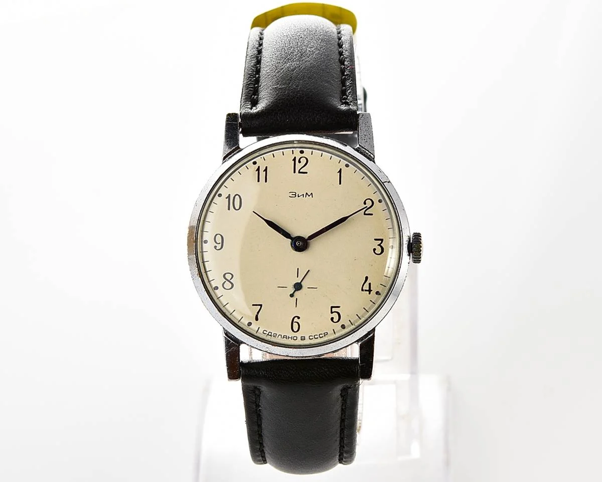 Vintage Soviet ZiM mechanical wristwatch