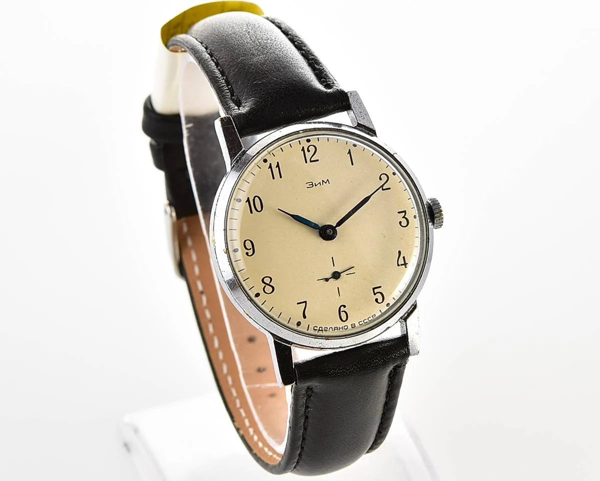 Vintage Soviet ZiM mechanical wristwatch