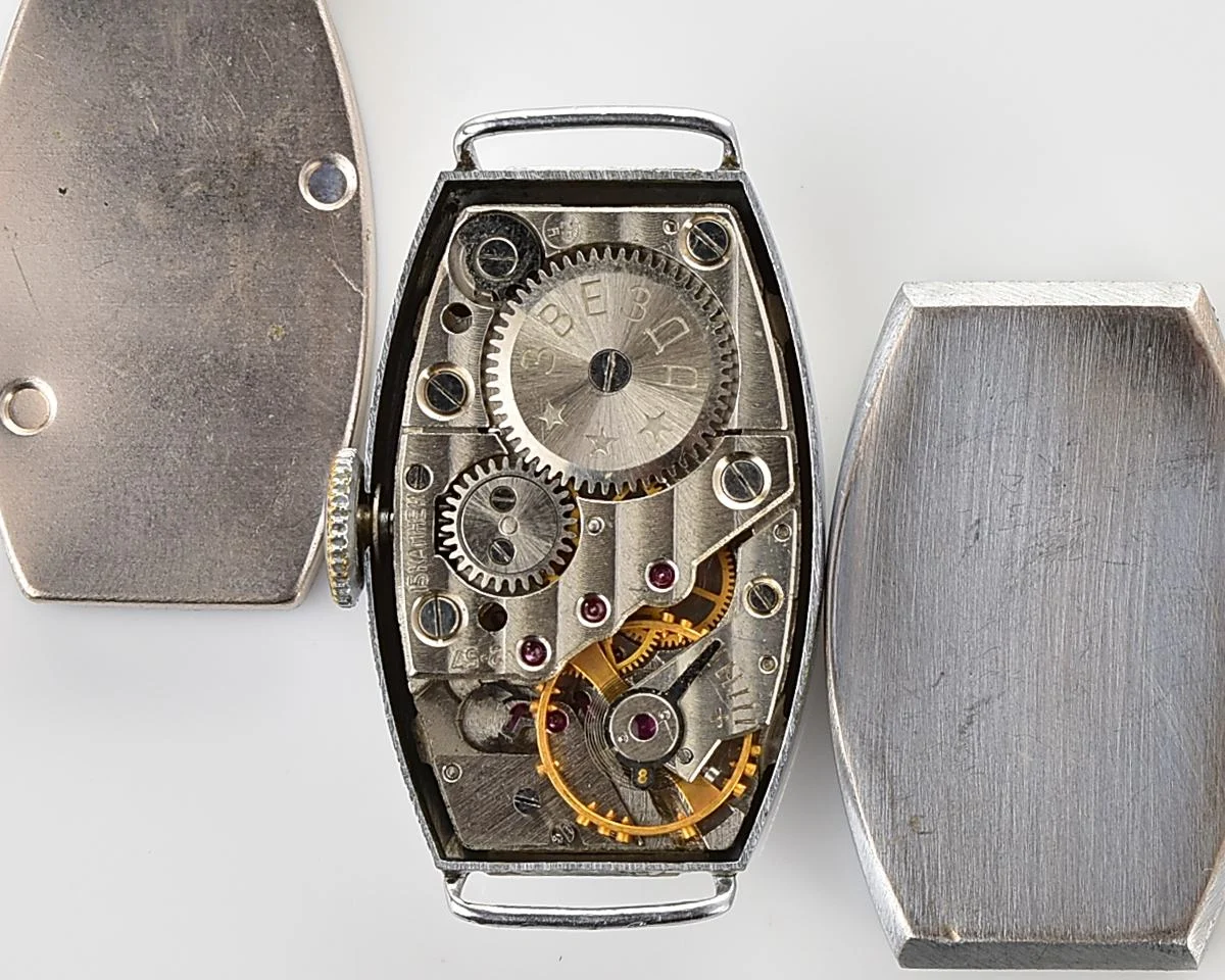 Vintage Soviet Zvezda wrist watch, from the 2nd quarter of 1957