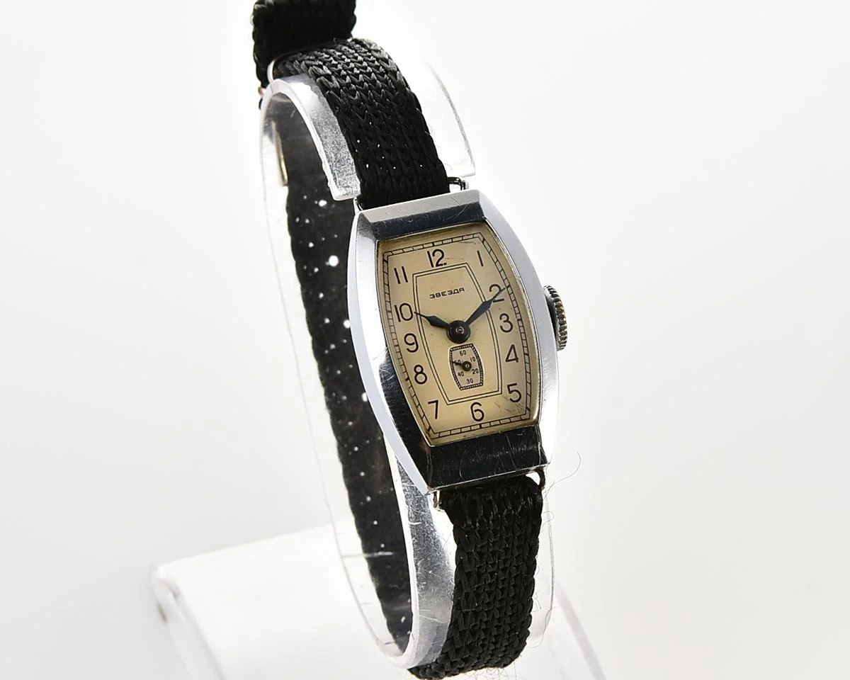Vintage Soviet Zvezda wrist watch, from the 2nd quarter of 1957