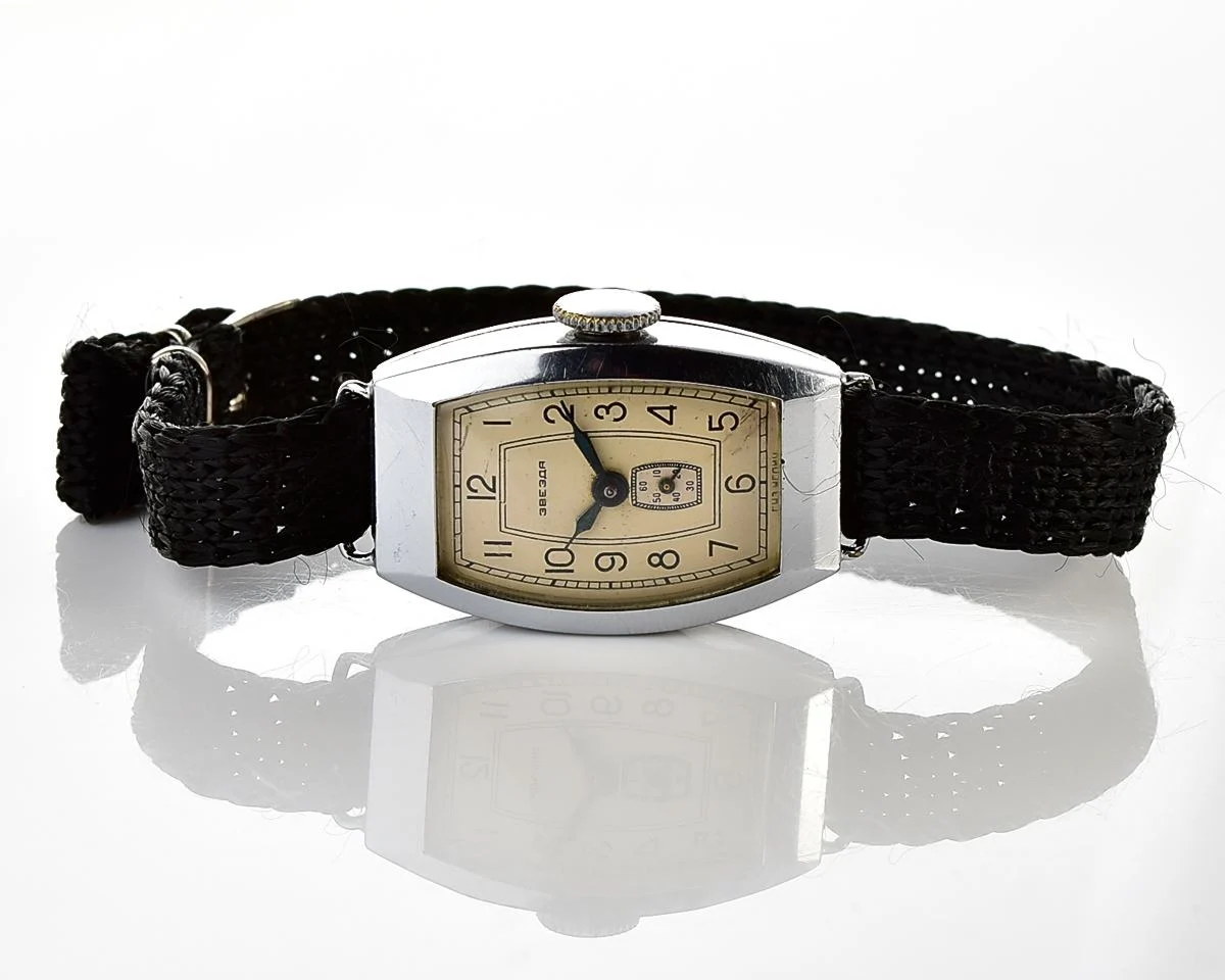 Vintage Soviet Zvezda wrist watch, from the 2nd quarter of 1957