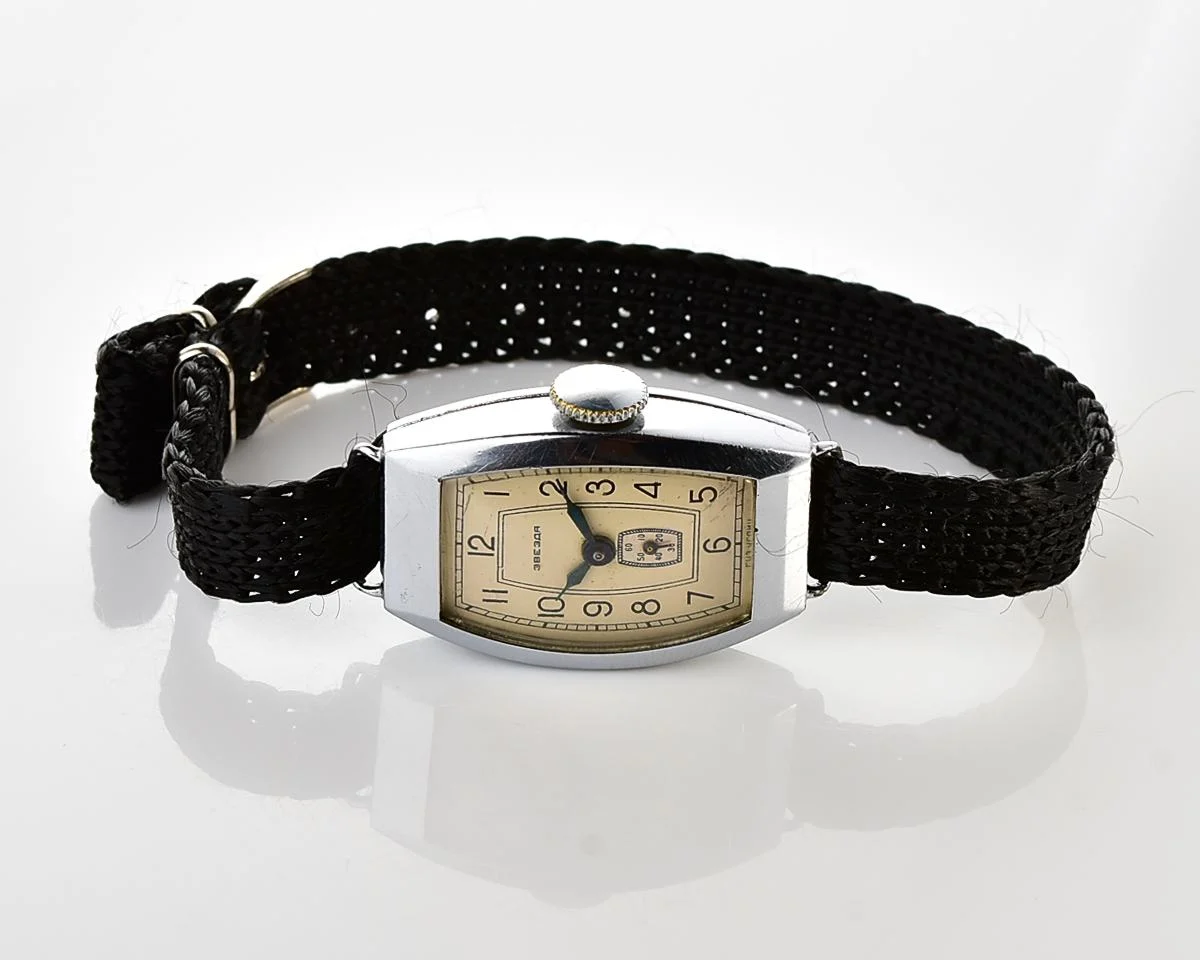Vintage Soviet Zvezda wrist watch, from the 2nd quarter of 1957