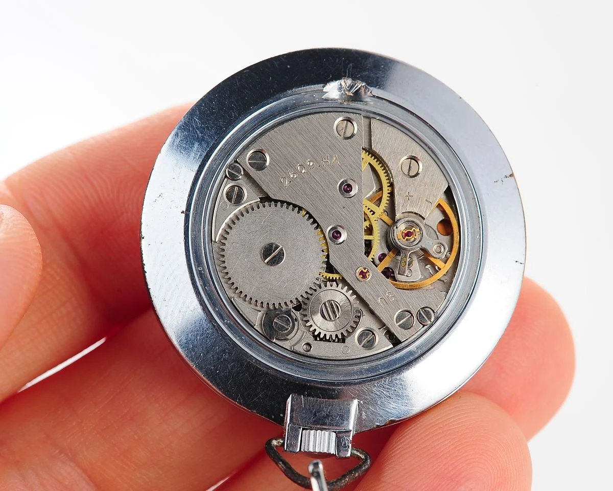 Raketa “big zero” Soviet pocket watch