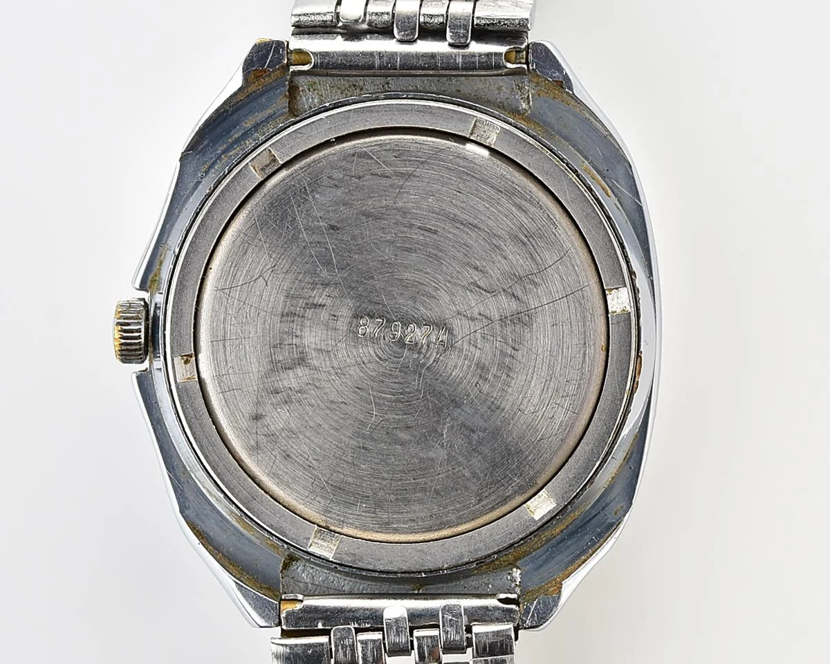 Vintage Chaika black dial Soviet quartz watch