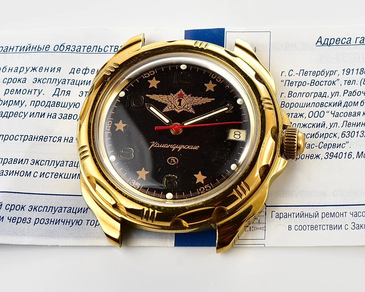 TIME CAPSULE: Vostok Komandirskie mechanical wristwatch – New Old Stock (NOS)!