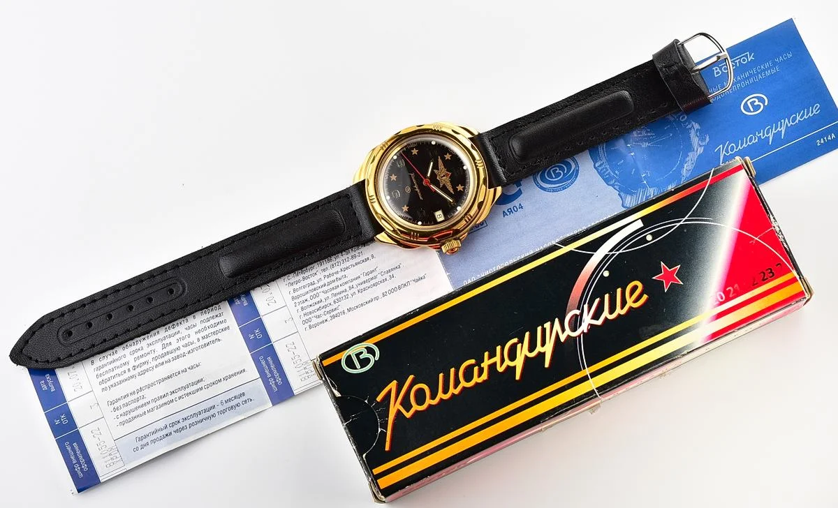 TIME CAPSULE: Vostok Komandirskie mechanical wristwatch – New Old Stock (NOS)!