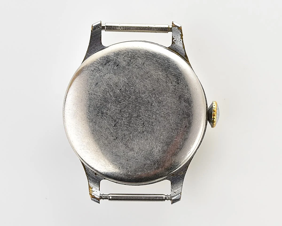 Vintage Soviet Pobeda with central second hand and diamond shaped crown, from 1954!