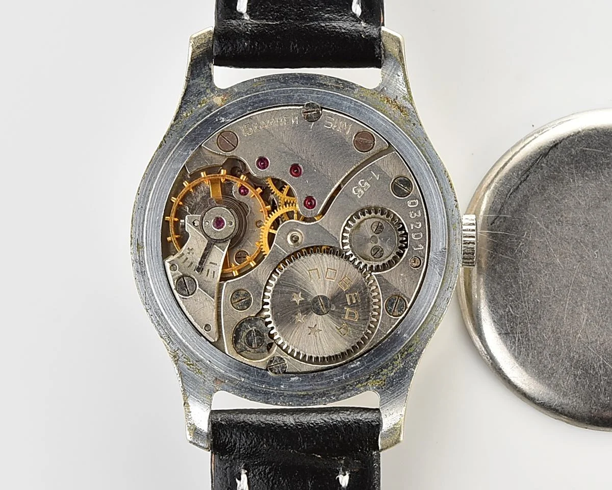 Vintage Soviet mechanical watch Pobeda ZiM, from the 1st quarter 1955!