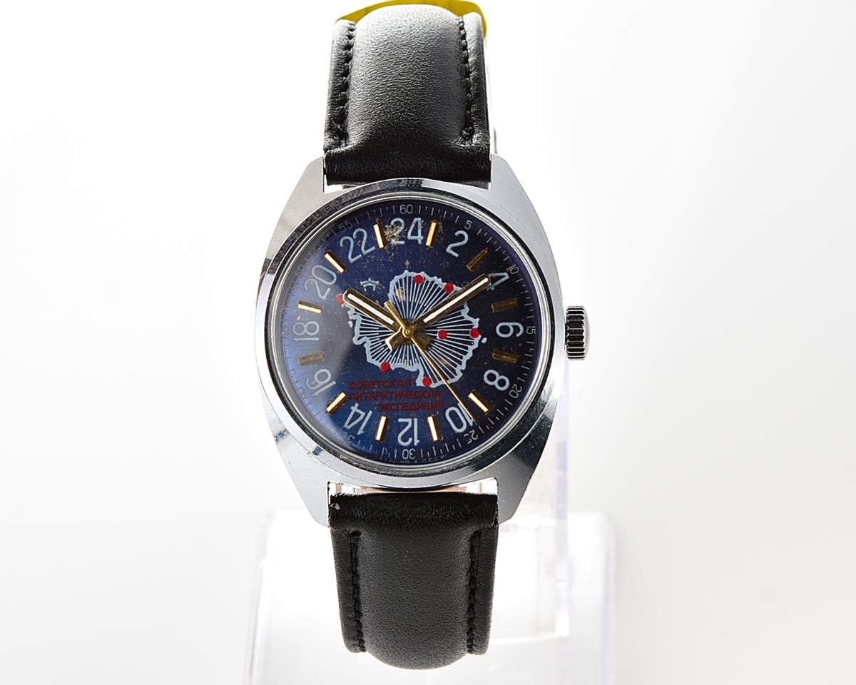 RAKETA Soviet Antarctic Expedition, 24 hours mechanical wristwatch