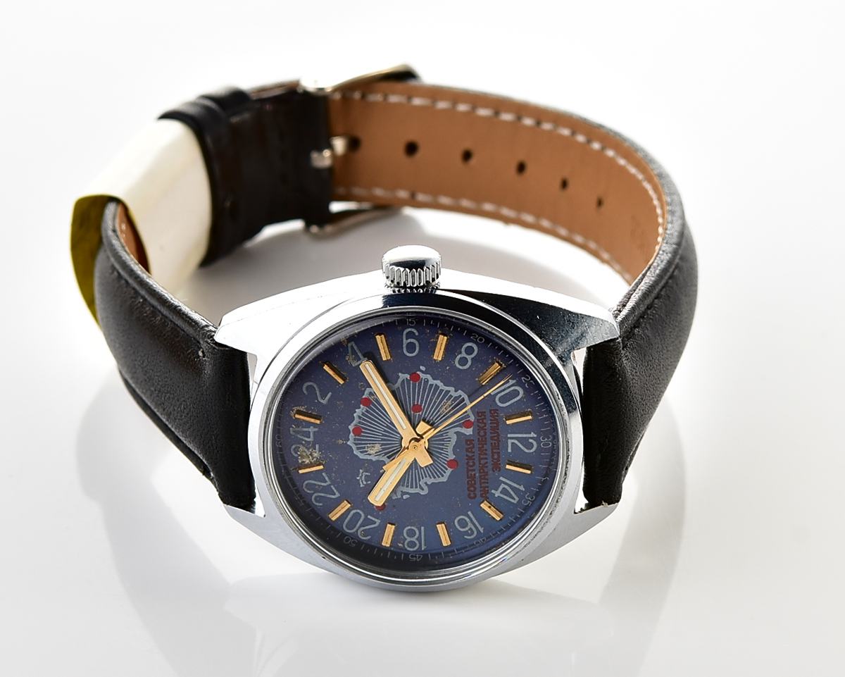 RAKETA Soviet Antarctic Expedition, 24 hours mechanical wristwatch