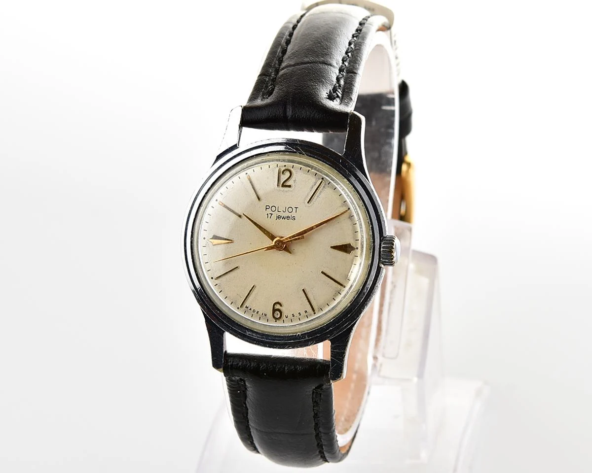 Vintage Soviet Poljot vintage mechanical wrist watch