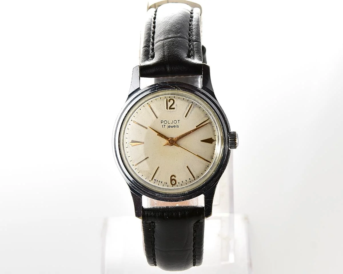 Vintage Soviet Poljot vintage mechanical wrist watch
