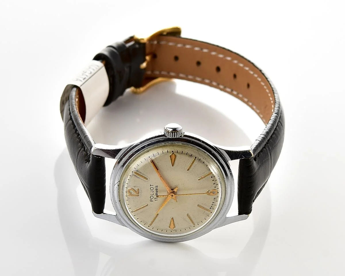 Vintage Soviet Poljot vintage mechanical wrist watch