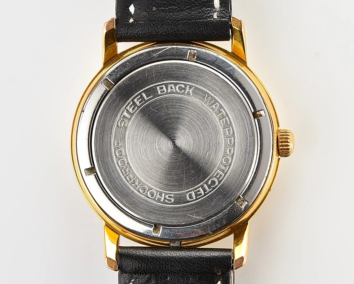 Excellent vintage gold-plated Poljot mechanical watch
