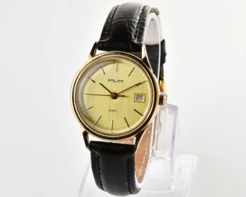 Soviet Poljot watch with quartz movement
