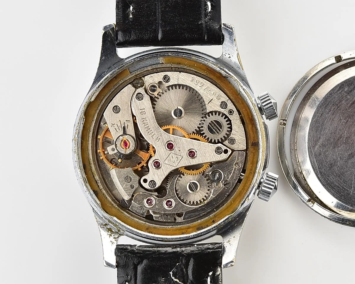 Poljot mechanical watch with alarm clock function