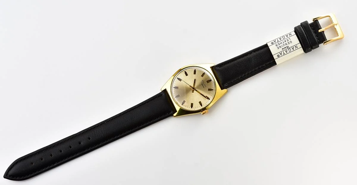 Vintage Soviet Poljot gold-plated mechanical watch