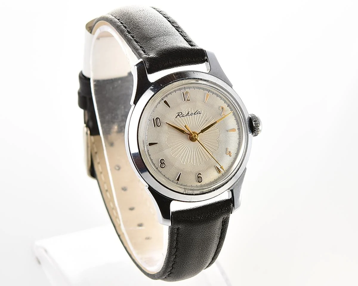 Excellent Soviet Raketa vintage mechanical watch