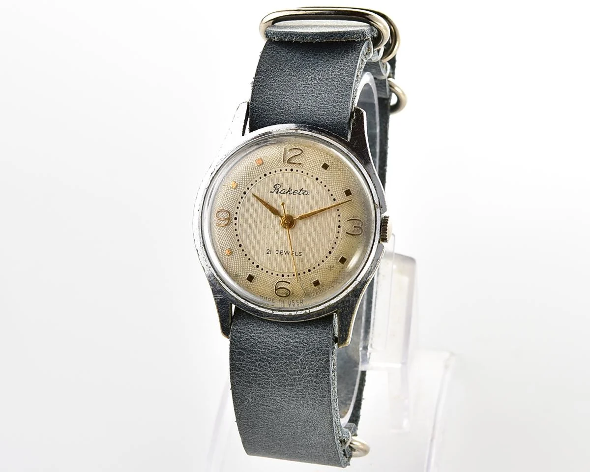 Vintage Soviet Raketa Baltica mechanical watch