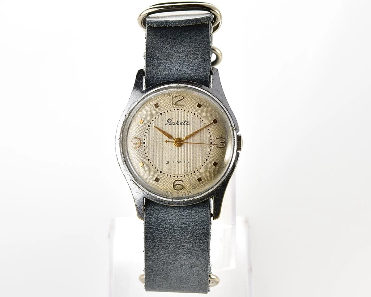 Vintage Soviet Raketa Baltica mechanical watch