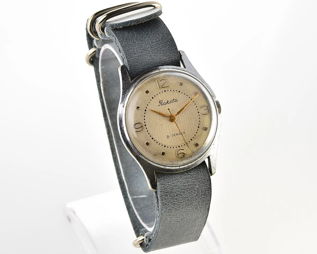 Vintage Soviet Raketa Baltica mechanical watch
